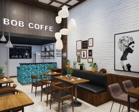 NỘI THẤT QUÁN CAFE HIỆN ĐẠI